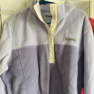 NWT ladies 1X purple Columbia Fleece Jacket